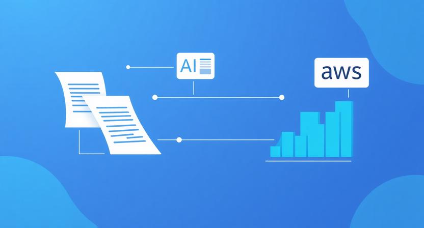 Document processing workflow with AI, AWS, and data analytics